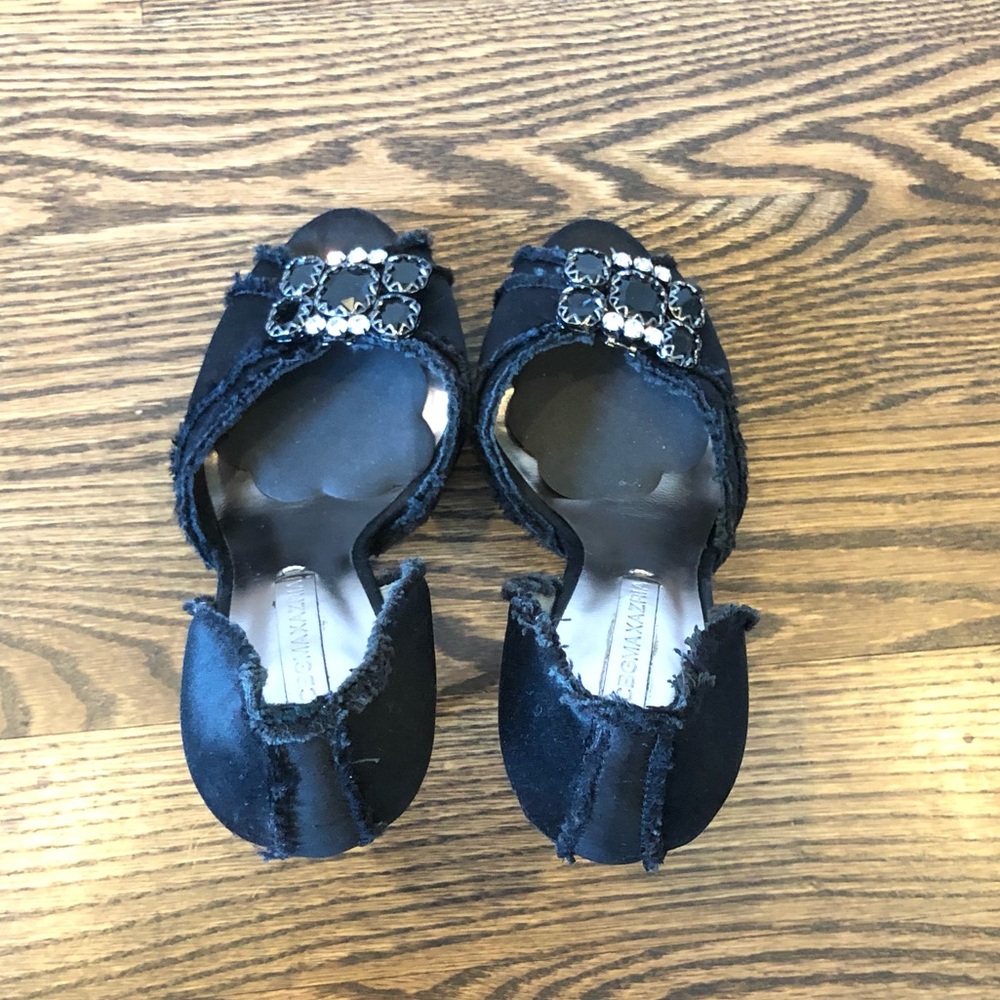 BCBG MaxAzria Black Platform Heel w removable clip - Picture 6 of 7